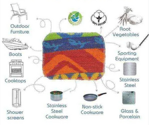 Scrub Hound 6-Pack: Ultimate Durable made in Europe Cleaning Scrubbies